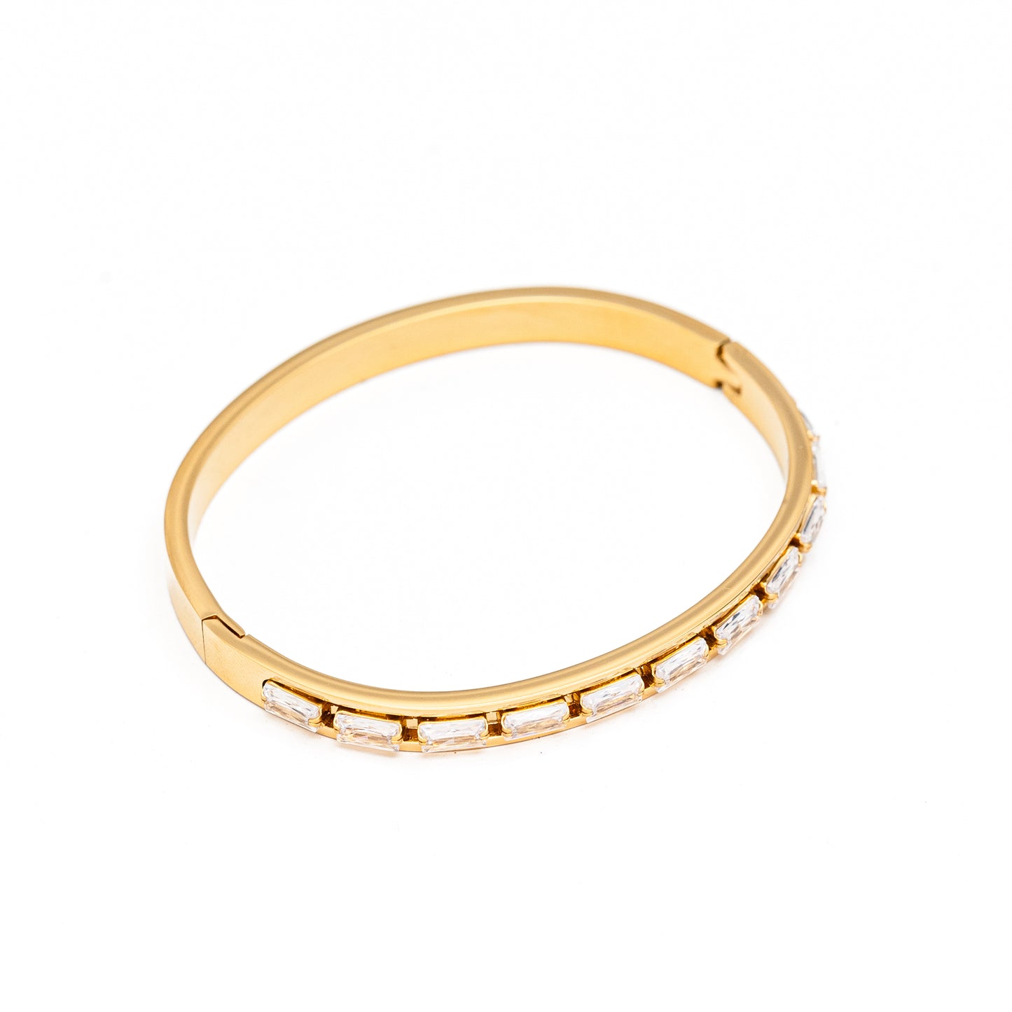 Golden Row Bangle